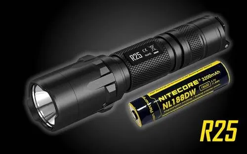 Nitecore R25 800 Lumen Rechargeable Flashlight w/ charging dock CREE XP-L HI V3 LED