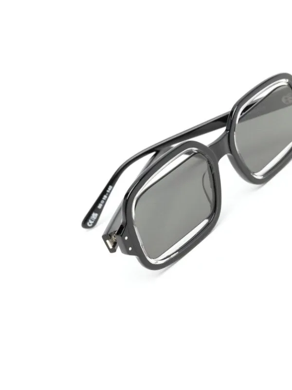 OLGA SUNGLASSES IN BLACK BY Henrik Vibskov