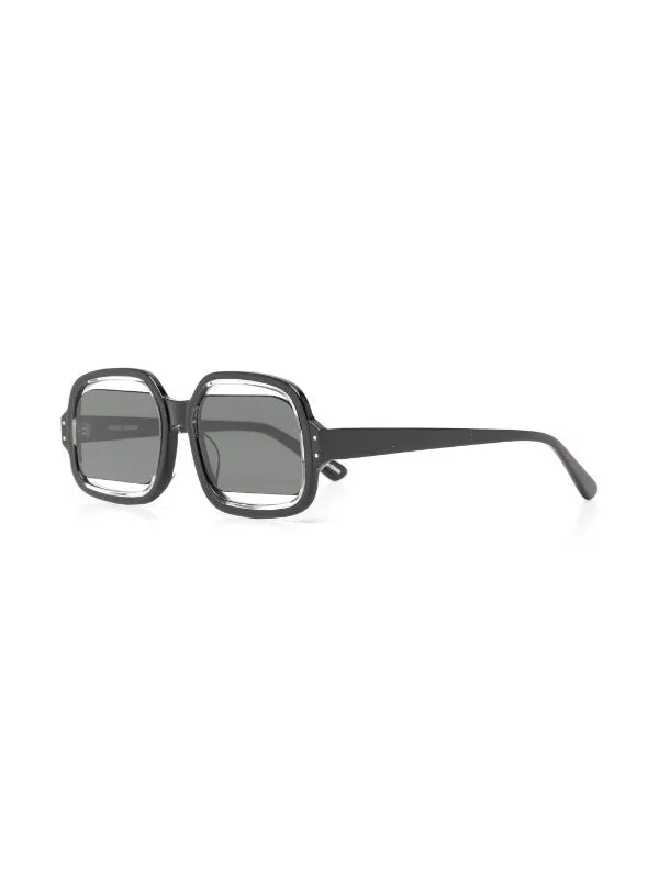 OLGA SUNGLASSES IN BLACK BY Henrik Vibskov