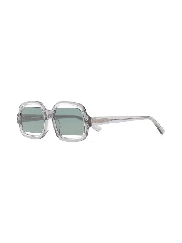 OLGA SUNGLASSES IN TRANSPARENT BY Henrik Vibskov