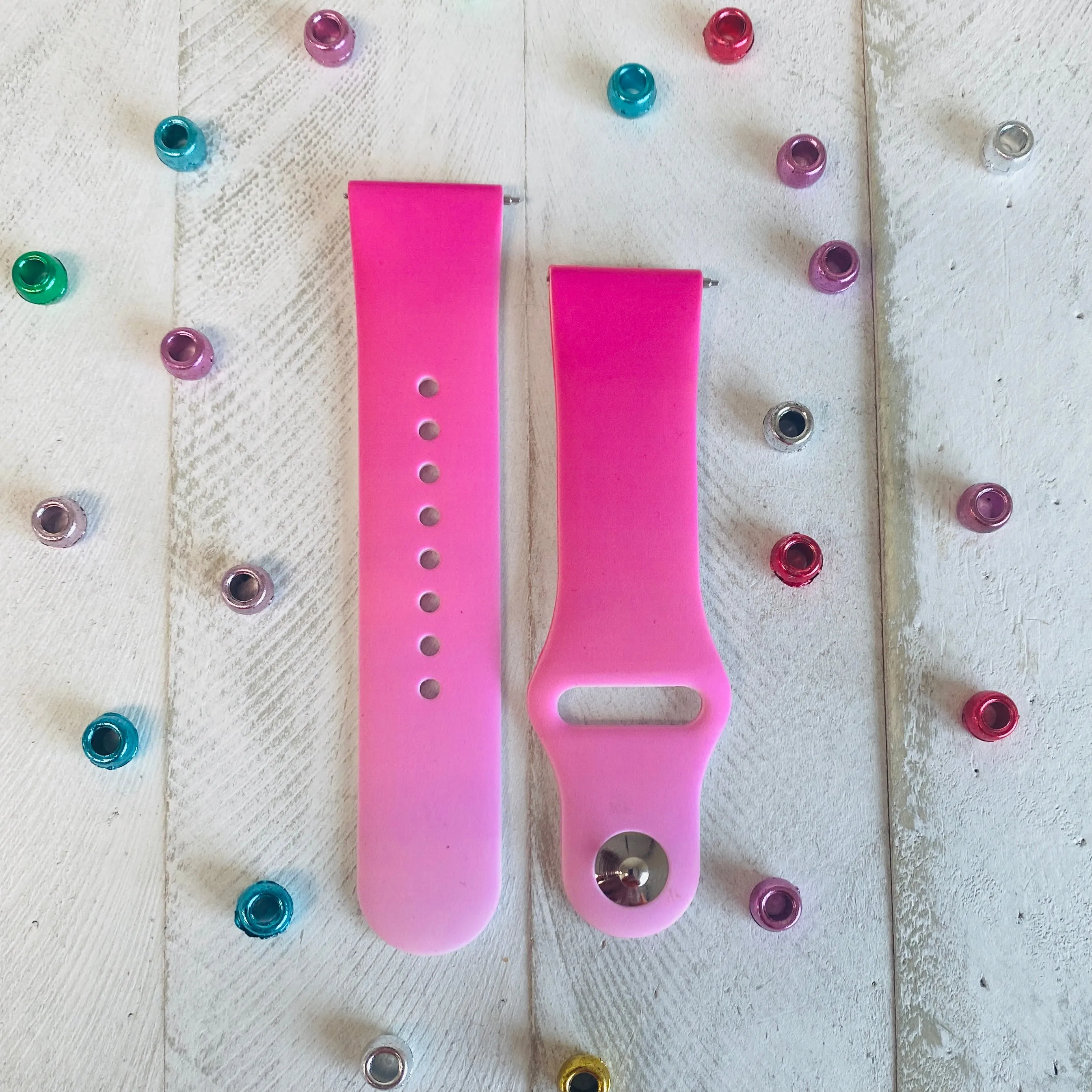 Ombre'  Print Silicone Band For Fitbit Versa 1/2 Multiple Colors Available