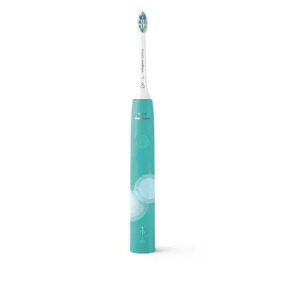 Open Box - Philips Sonicare 4100 Plaque Control Rechargeable Electric Toothbrush - HX3689/23 - Turquoise