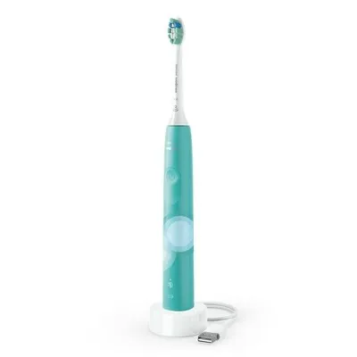 Open Box - Philips Sonicare 4100 Plaque Control Rechargeable Electric Toothbrush - HX3689/23 - Turquoise