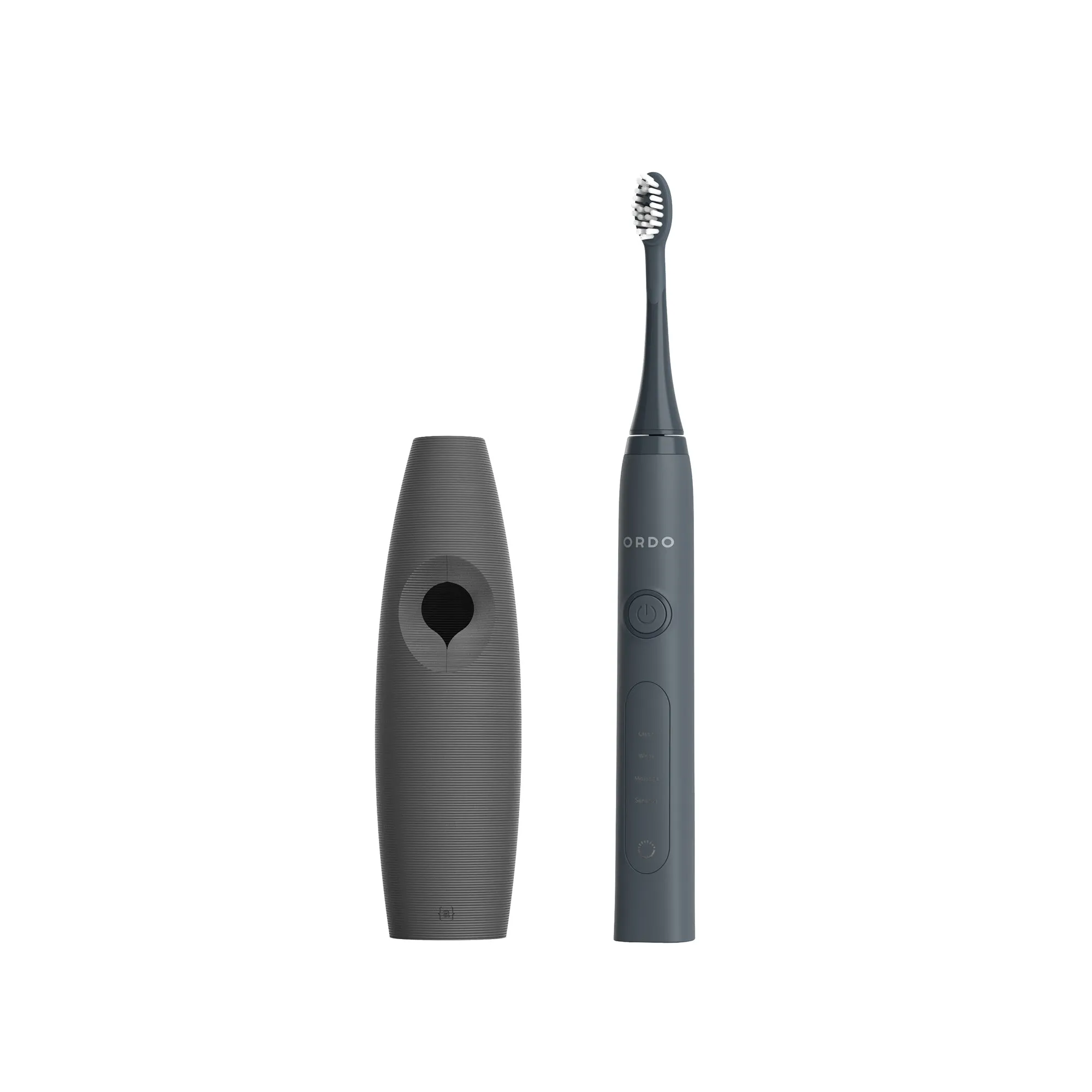 Ordo Sonic  Toothbrush & {access}ories Handle - Charcoal Curved Medium Smooth