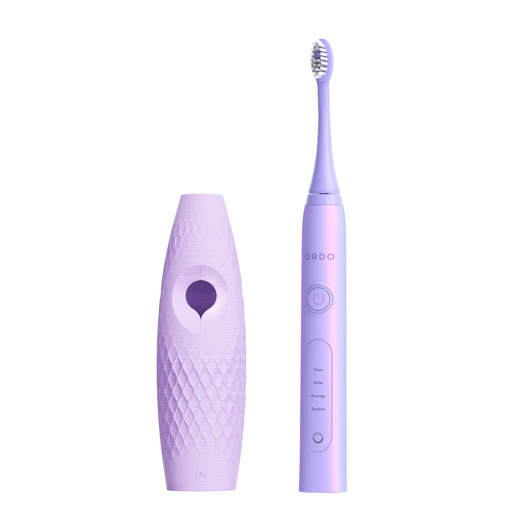 Ordo Sonic  Toothbrush & {access}ories Handle - Violet Curved Medium Diamond