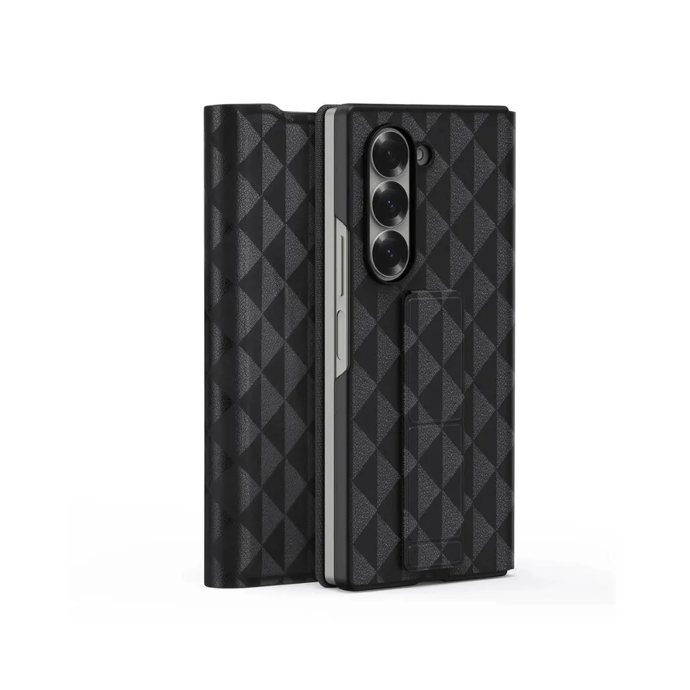 Ovis Leather Case For Galaxy Z Fold 6 With Card Holder