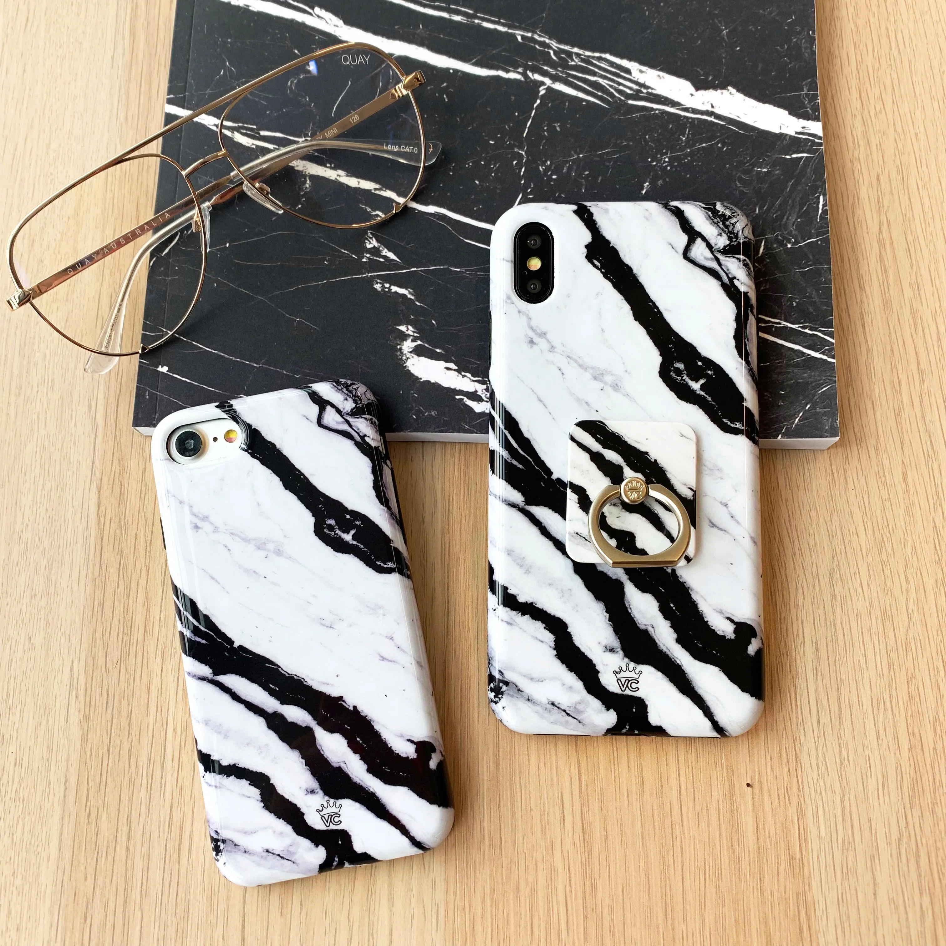 Panda Marble iPhone Case