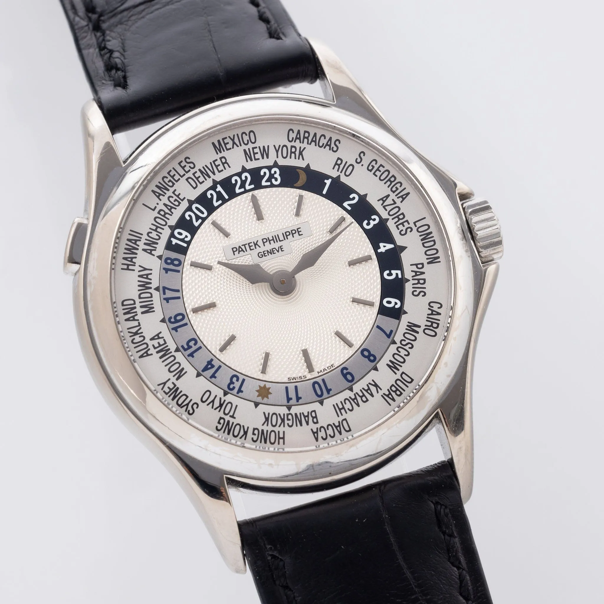 Patek Philippe World Time White Gold Ref 5110G