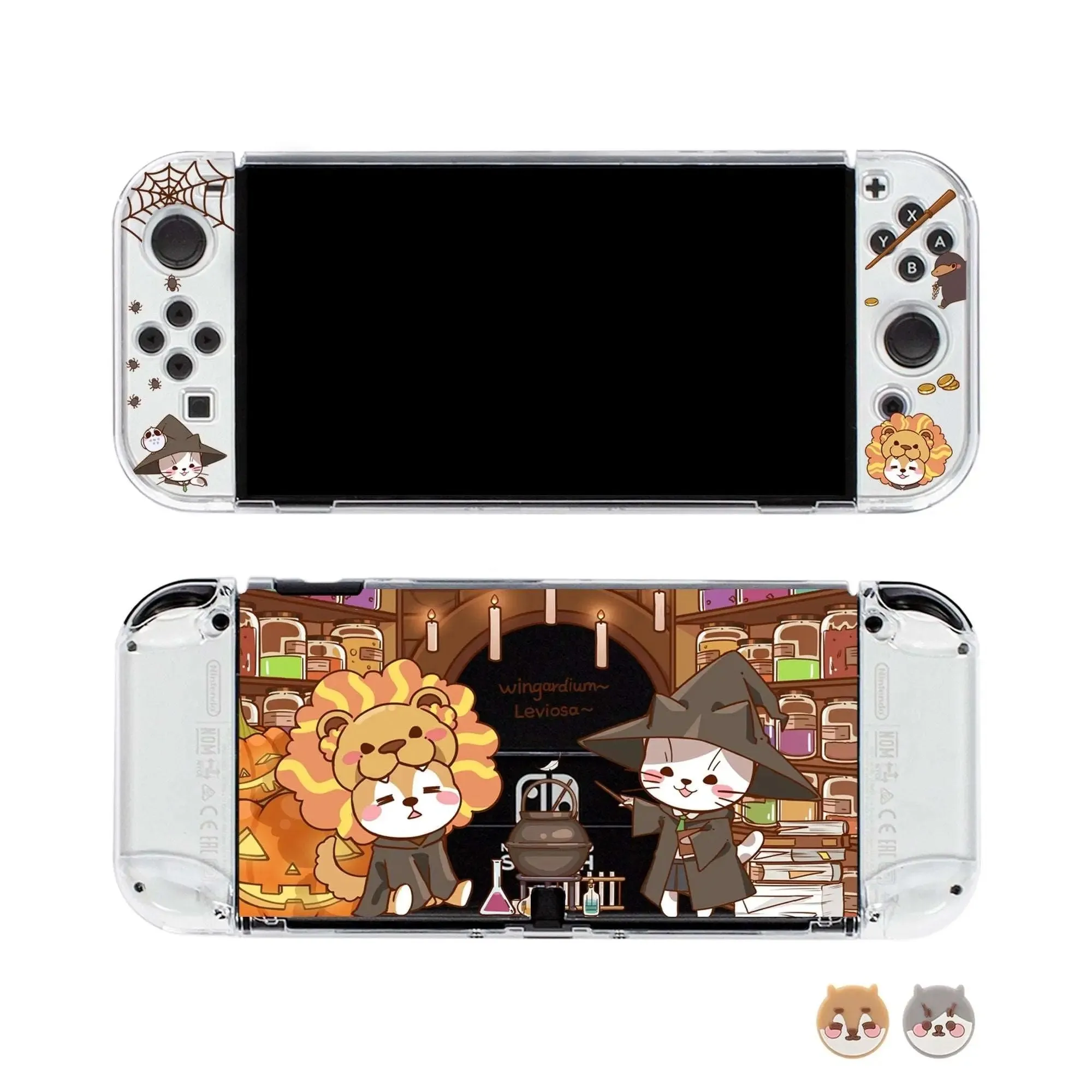 Pawdiary, Potter Cat Dog Case for Nintendo Switch OLED