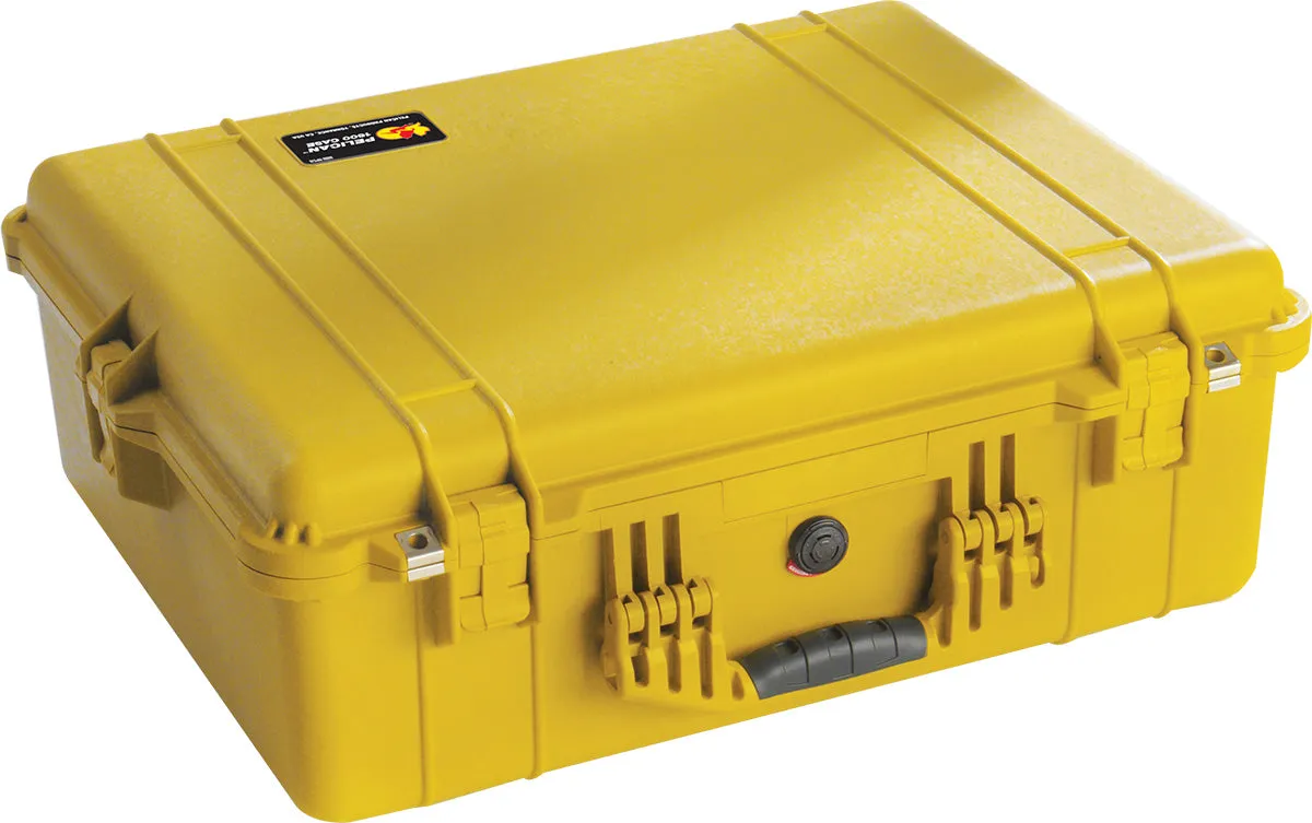 Pelican #1600 Cases, Various Colours