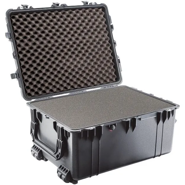 Pelican 1630 Black Protector Transport Case with Foam-Limited Lifetime Local Warranty