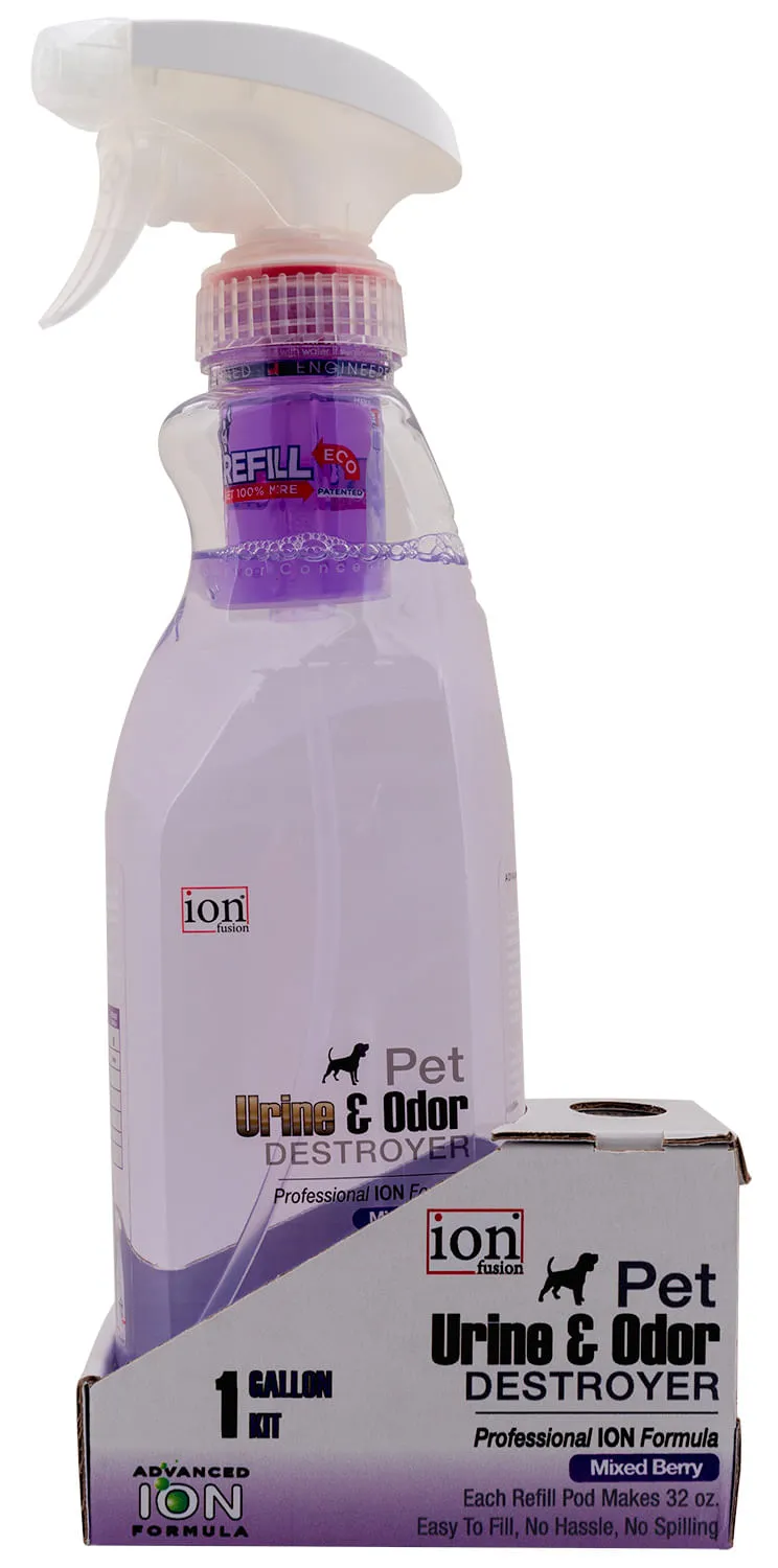 Pet Urine & Odor Destroyer Kit, Mixed Berry, Gallon