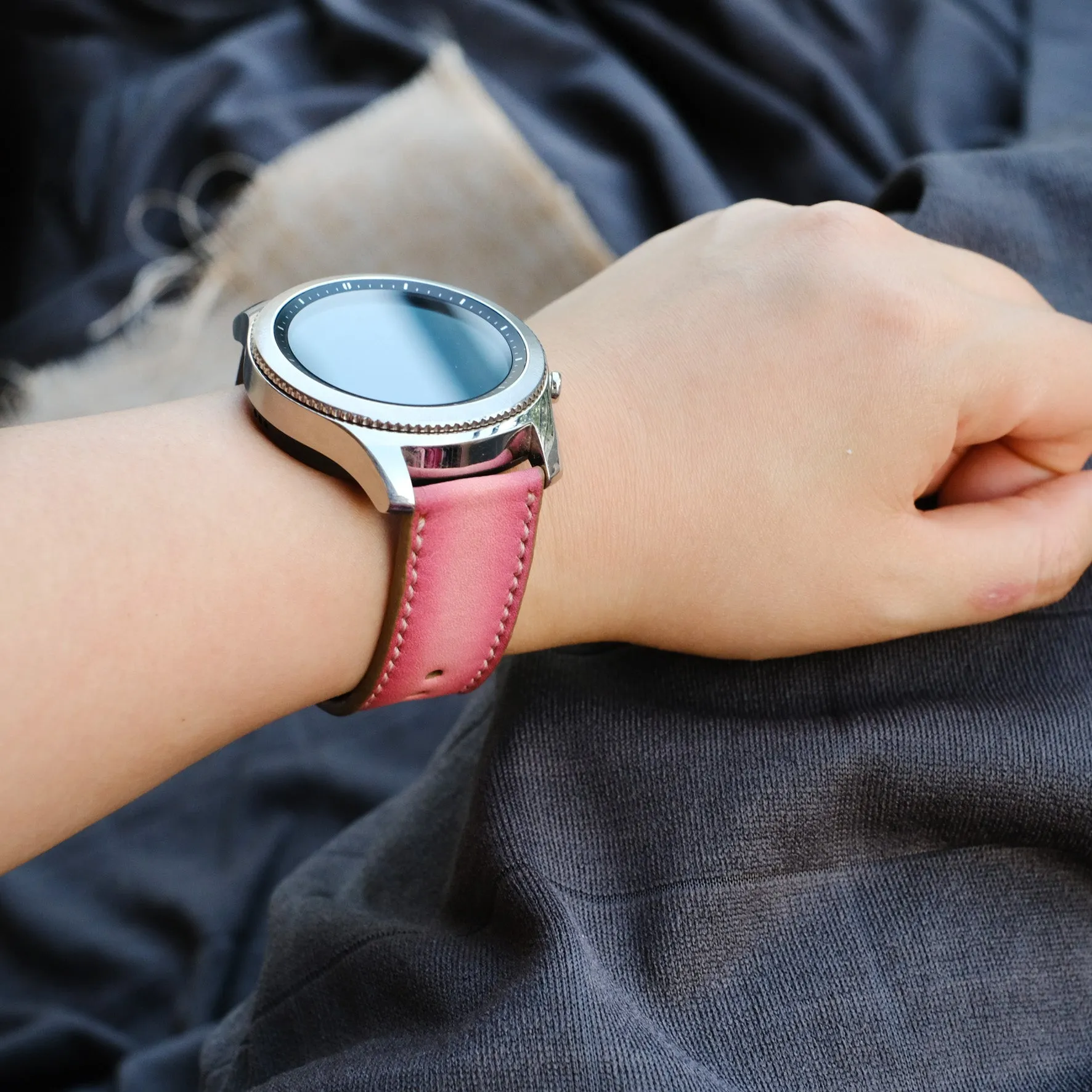 Pink Galaxy Watch Strap