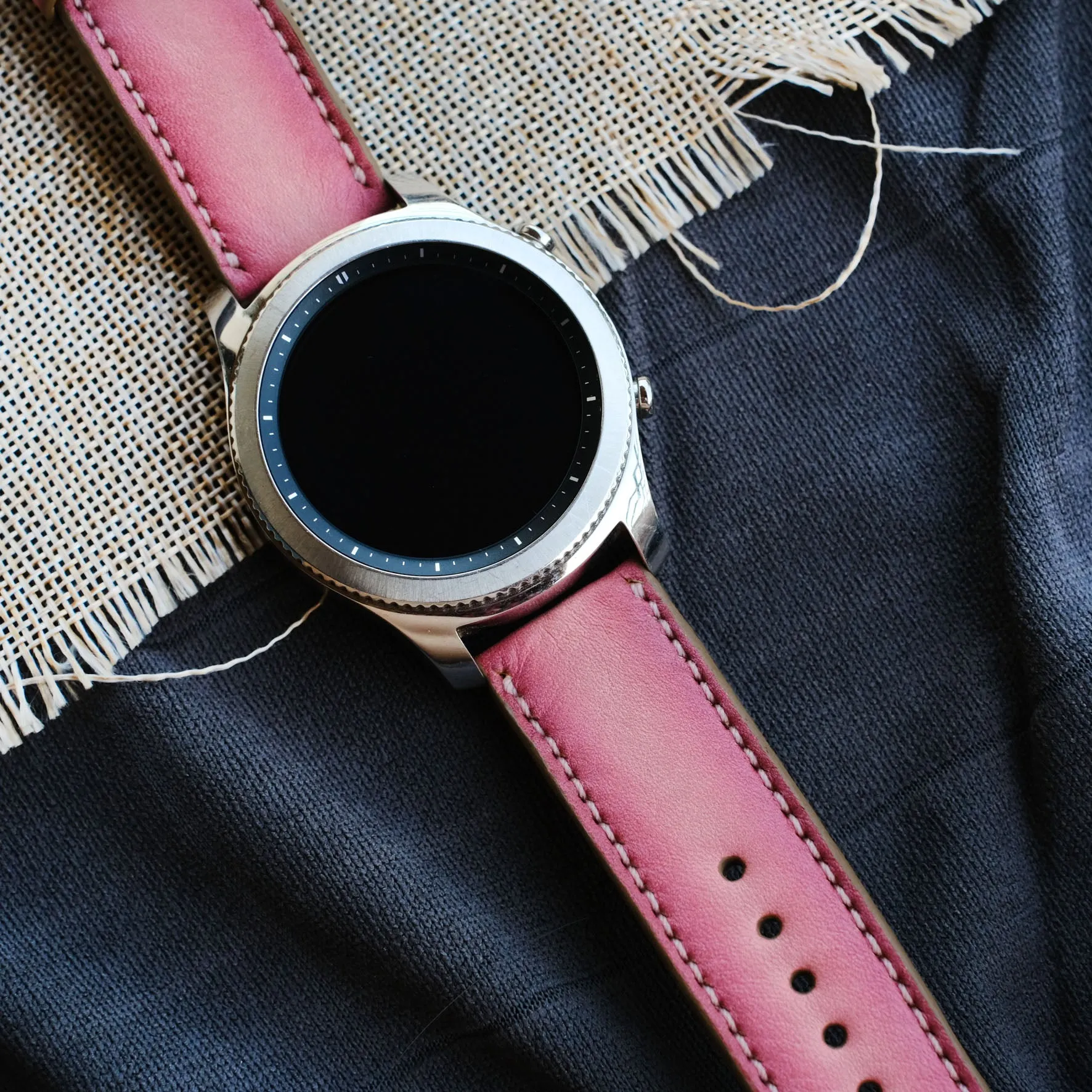 Pink Galaxy Watch Strap