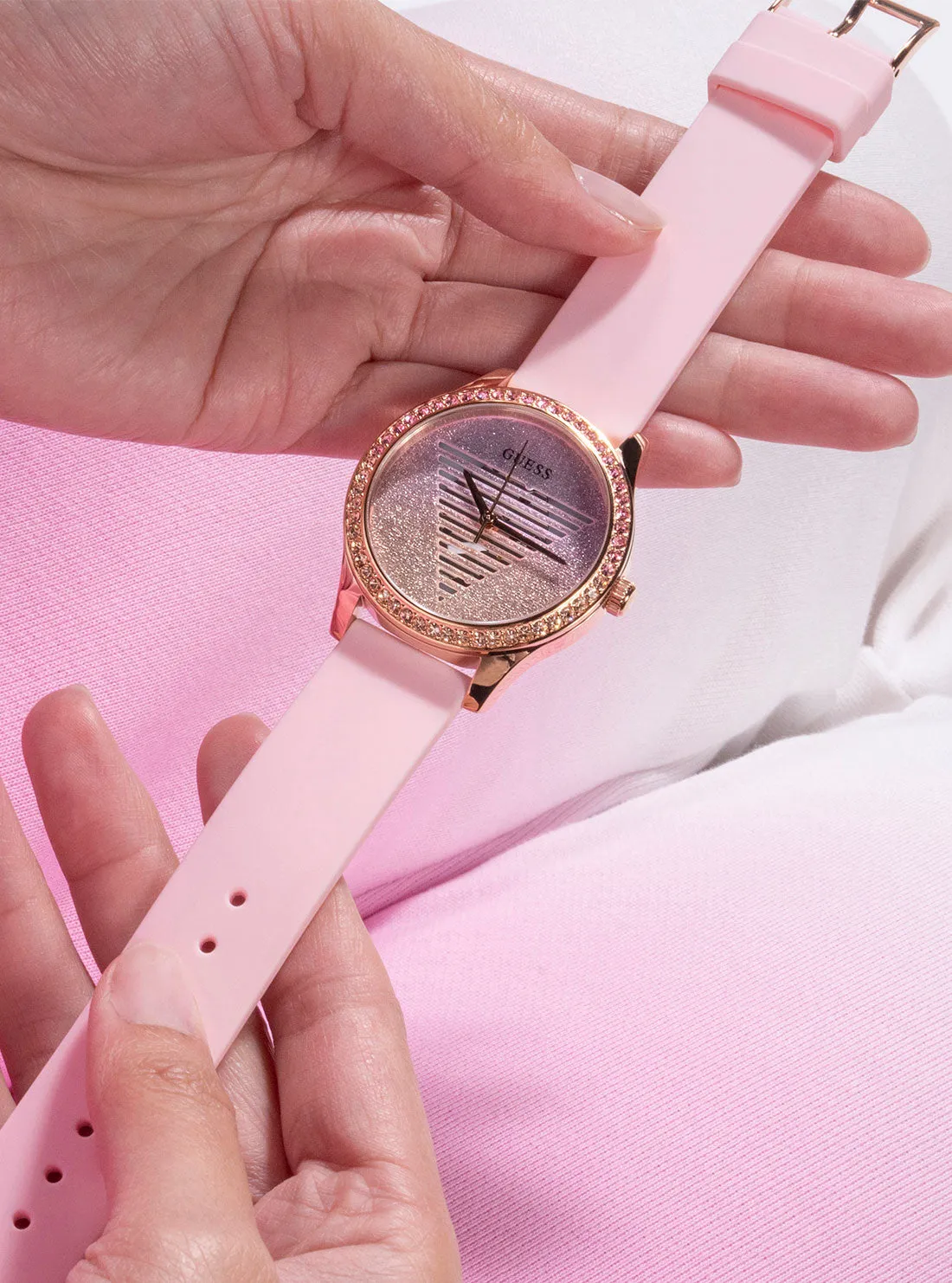 Pink Lady Idol Silicone Watch