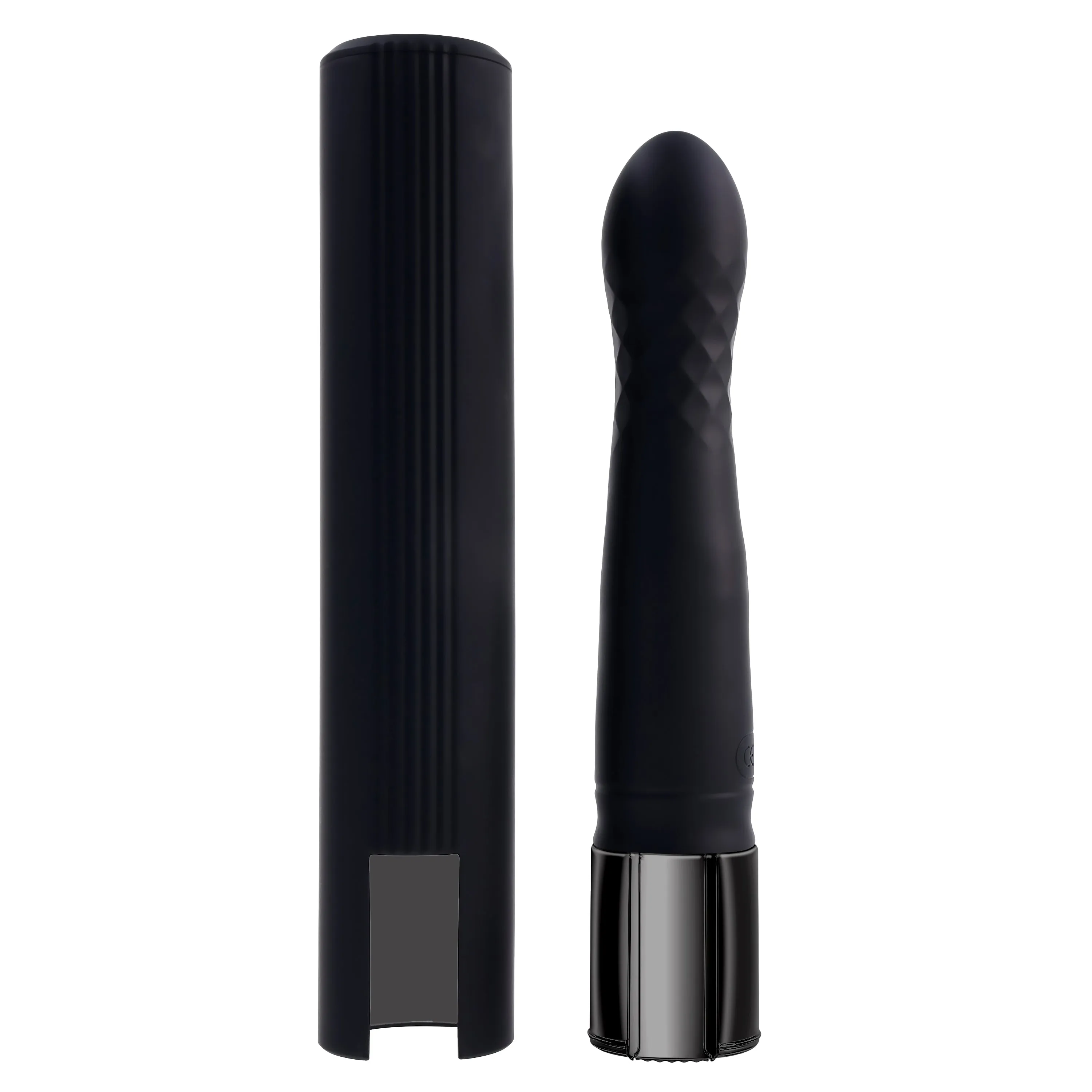 Playboy Pleasure PLEASURE ZONE - Black 21.4 cm Rechargeable Vibrator with USB Charging Dock