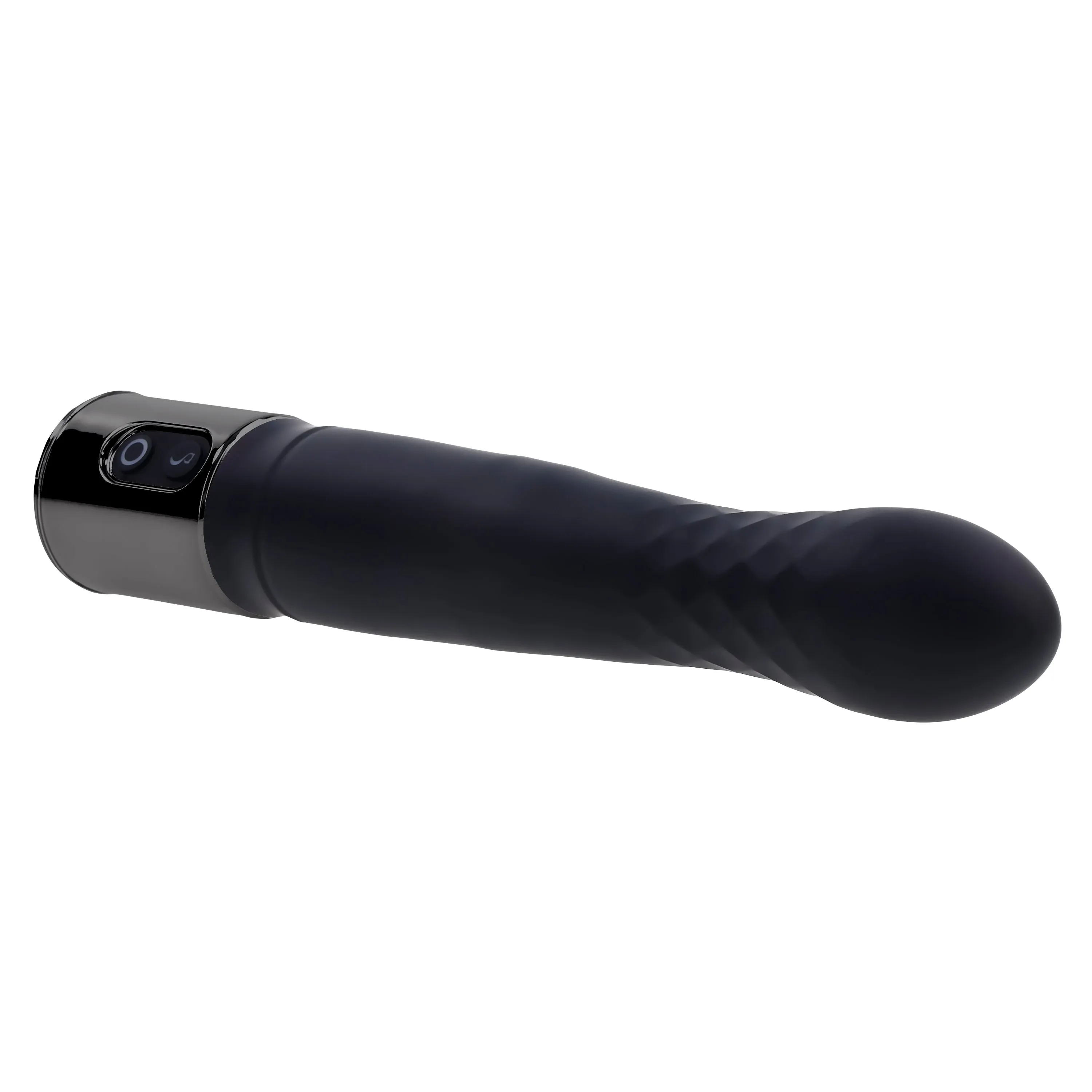 Playboy Pleasure PLEASURE ZONE - Black 21.4 cm Rechargeable Vibrator with USB Charging Dock