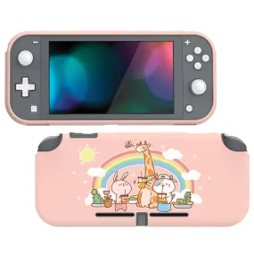 PlayVital Animals Party Custom Protective Case for NS Switch Lite, Soft TPU Slim Case Cover for NS Switch Lite - LTU6005