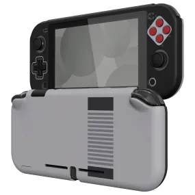 PlayVital Classics NES Style Protective Grip Case for Nintendo Switch Lite, Hard Cover Protector for Nintendo Switch Lite - Screen Protector & Thumb Grips & Buttons Caps Stickers Included - YYNLY001