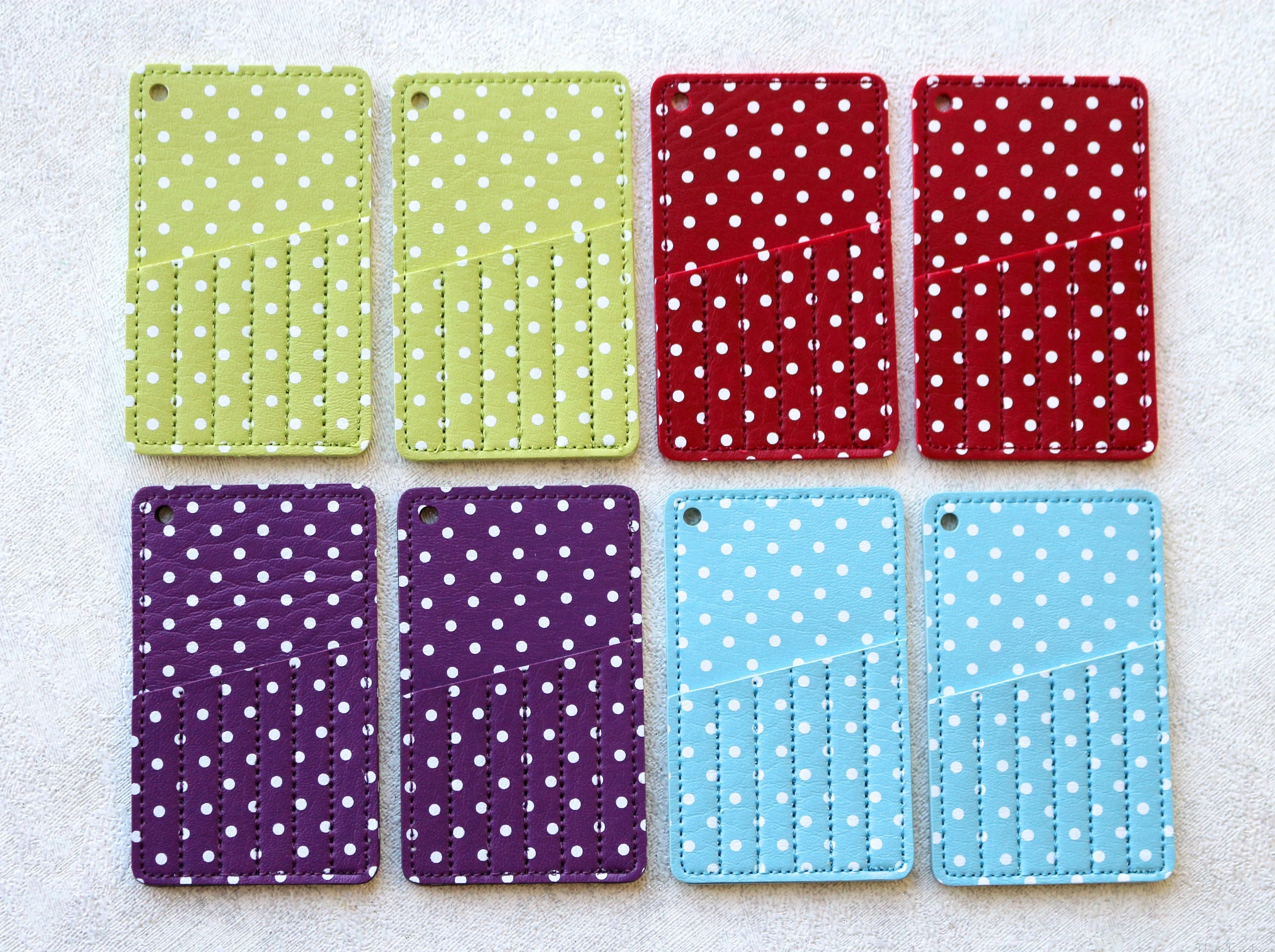 Polka Dot Embroidery Needle Case