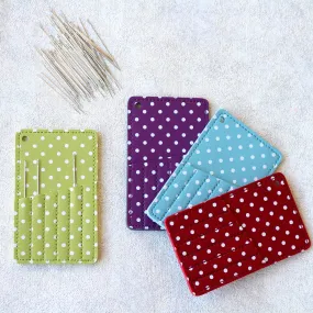 Polka Dot Embroidery Needle Case