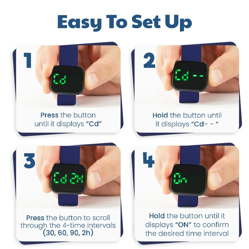 Potty Training Watch with eBook - Navy