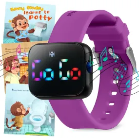 Potty Training Watch with eBook - Purple