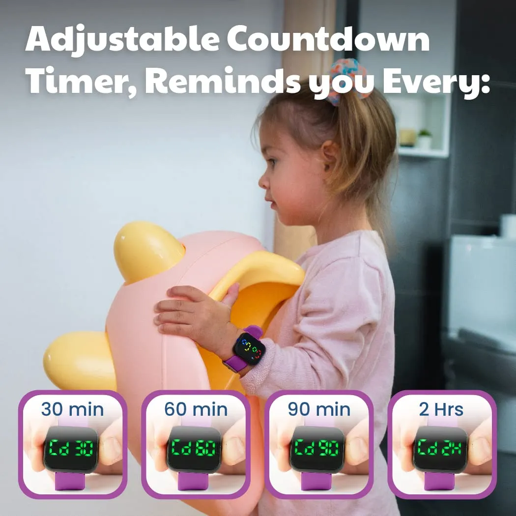 Potty Training Watch with eBook - Purple