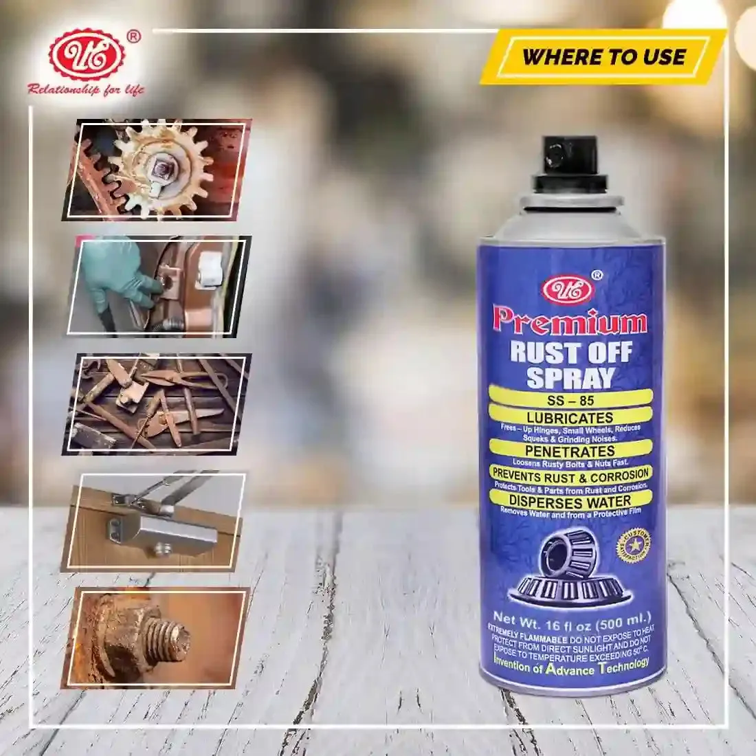 Premium Rust Remover Spray | Use Best Jung Remover Spray To Protect Iron & Metal Surface