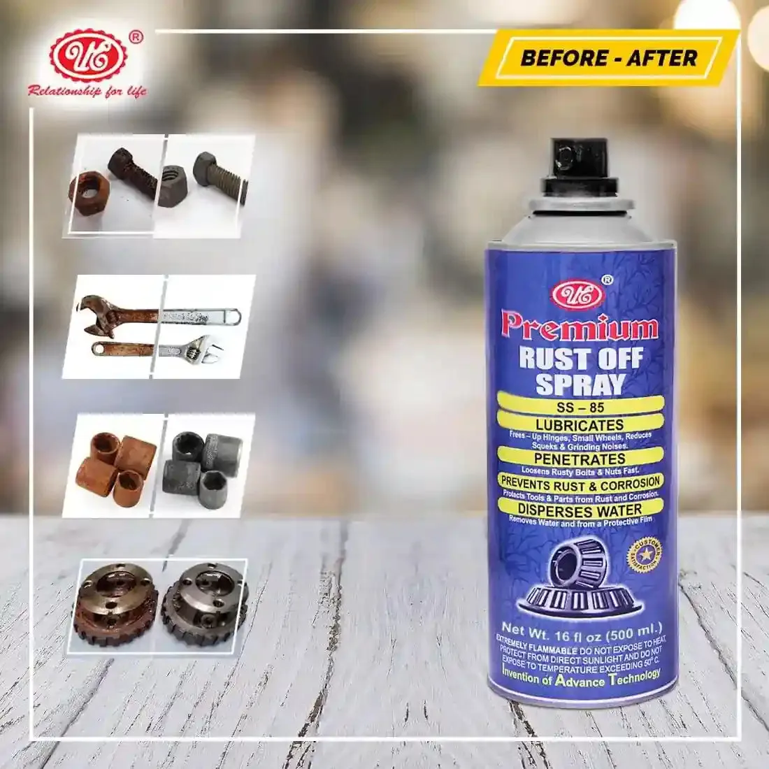 Premium Rust Remover Spray | Use Best Jung Remover Spray To Protect Iron & Metal Surface