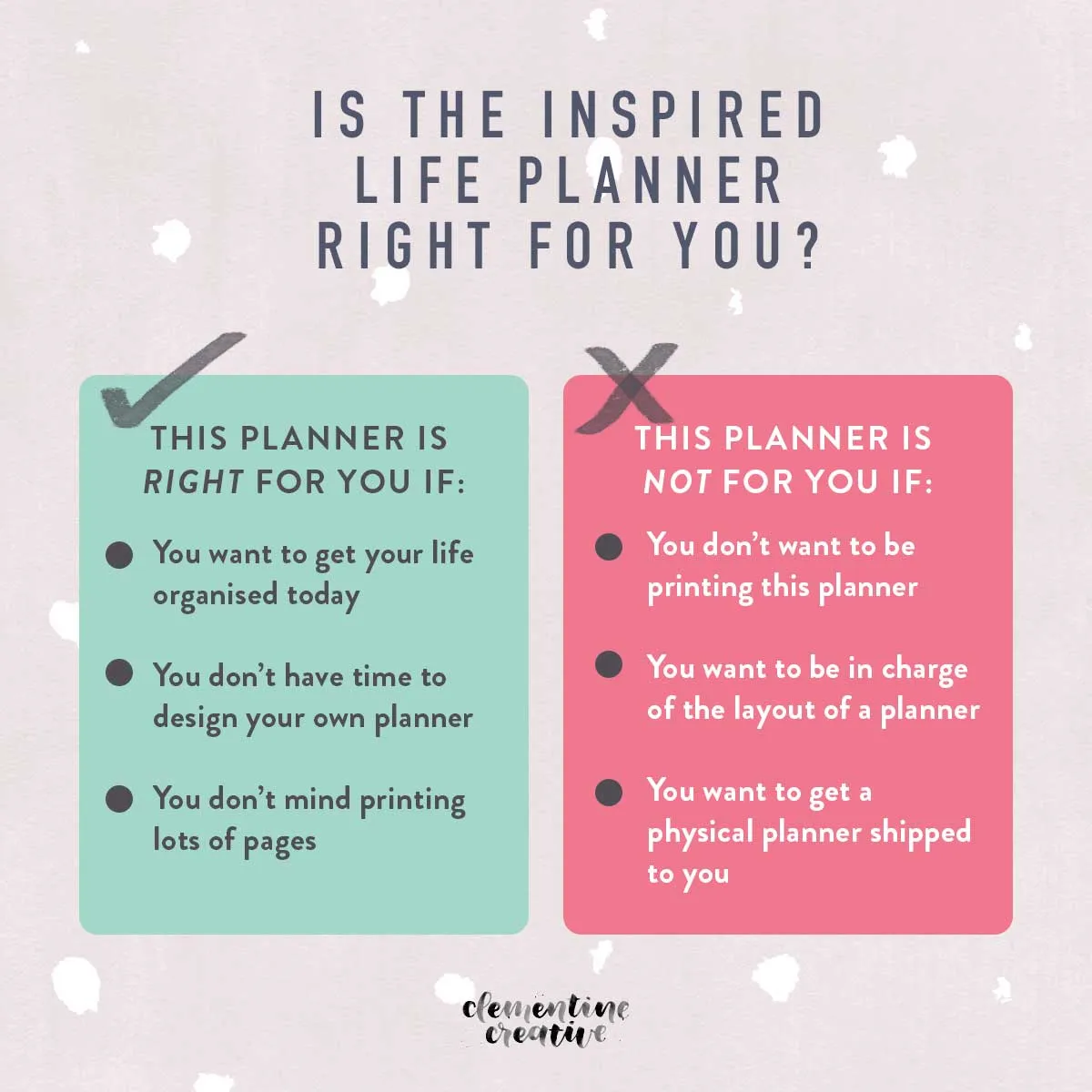 Printable Life Planner (Vibrant Edition) | 56 Life Organization Printables