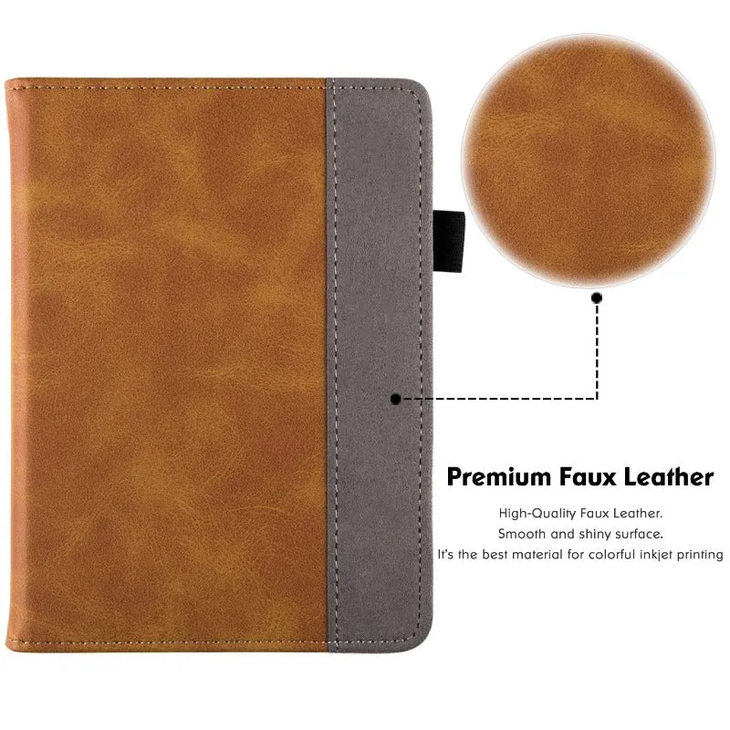 PU Leather Sleeve Stand Case  with Hand Strap For 6.8 Kindle Paperwhite 11th Gen