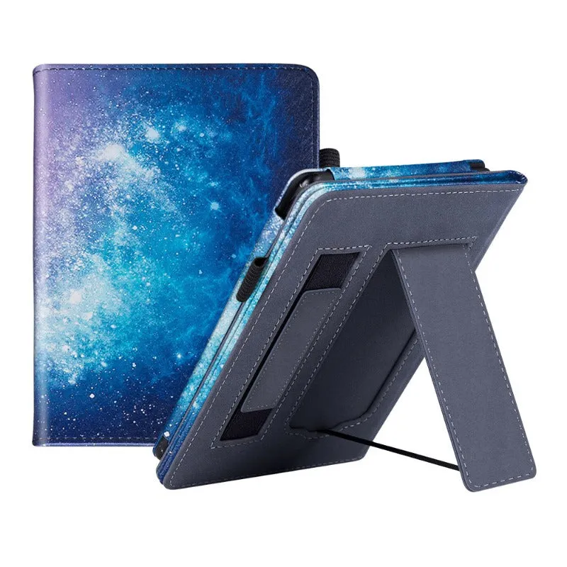 PU Leather Sleeve Stand Case  with Hand Strap For 6.8 Kindle Paperwhite 11th Gen