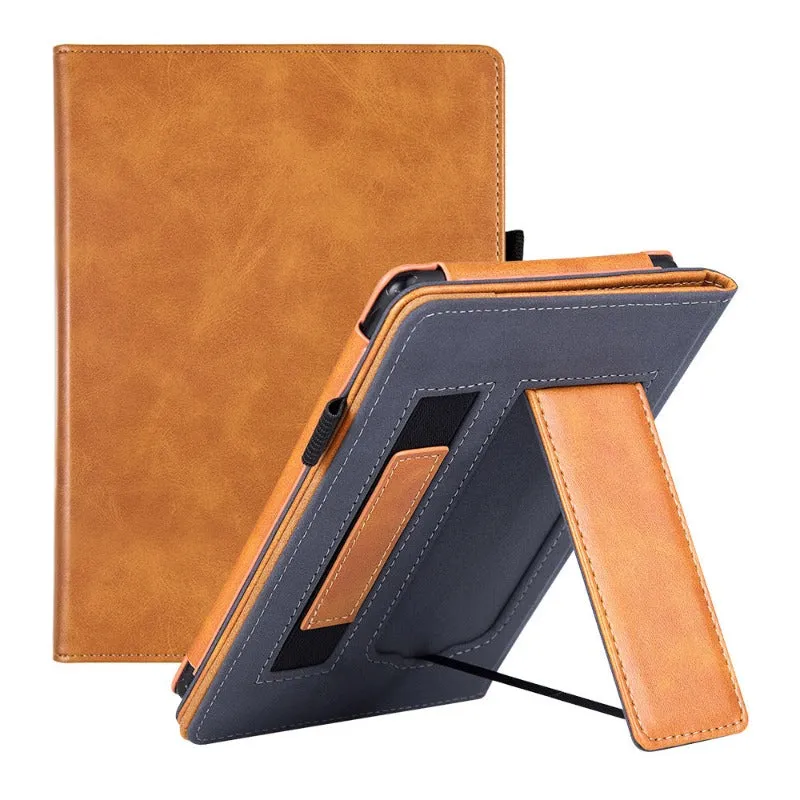 PU Leather Sleeve Stand Case  with Hand Strap For 6.8 Kindle Paperwhite 11th Gen