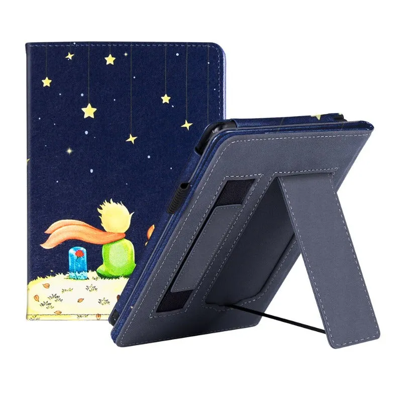 PU Leather Sleeve Stand Case  with Hand Strap For 6.8 Kindle Paperwhite 11th Gen