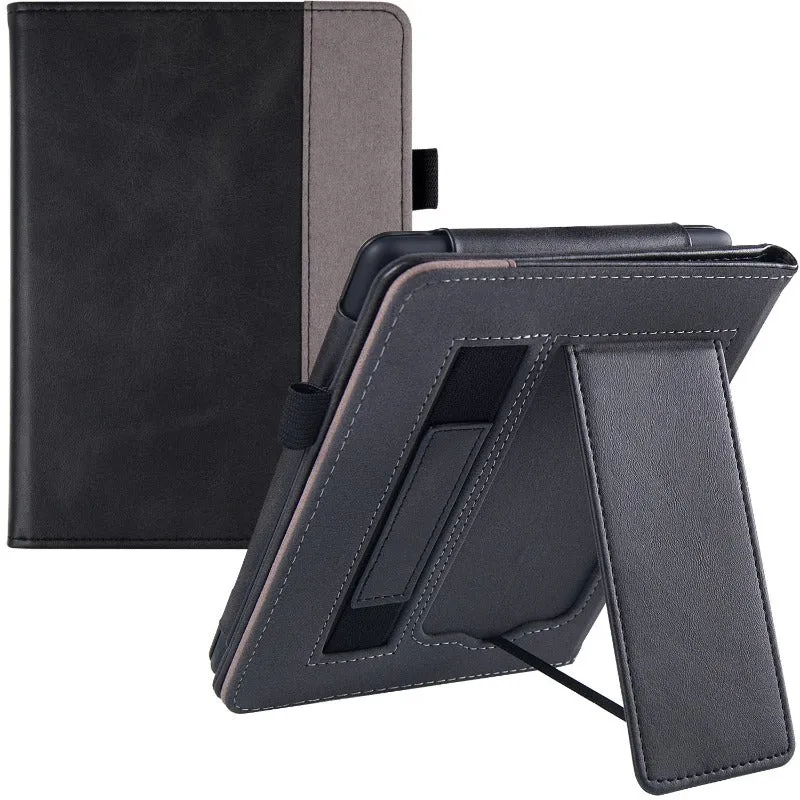 PU Leather Sleeve Stand Case  with Hand Strap For 6.8 Kindle Paperwhite 11th Gen