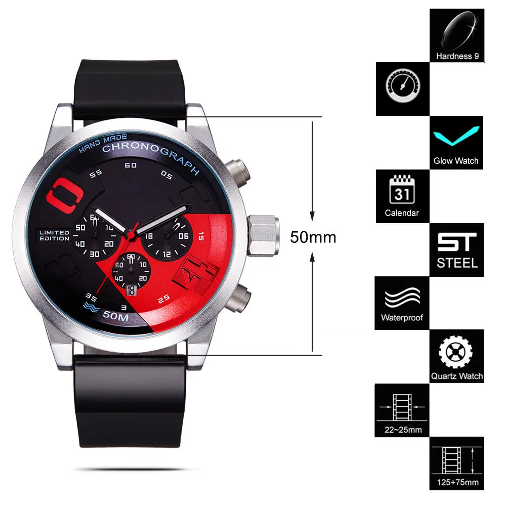 Racing Car Inspired Waterproof Wristwatch v1