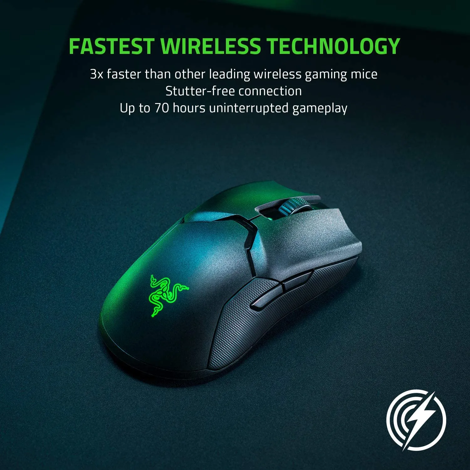 Razer Viper Ultimate -Wireless Gaming Mouse With Charging Dock