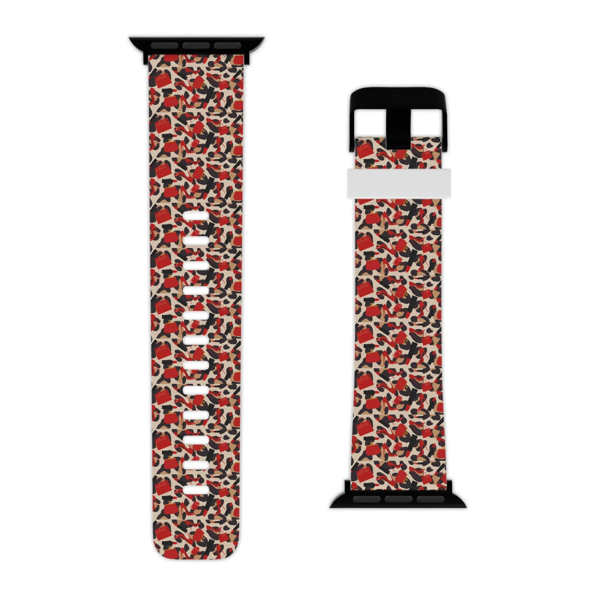 Red Leopard Watch Band for Apple Watch