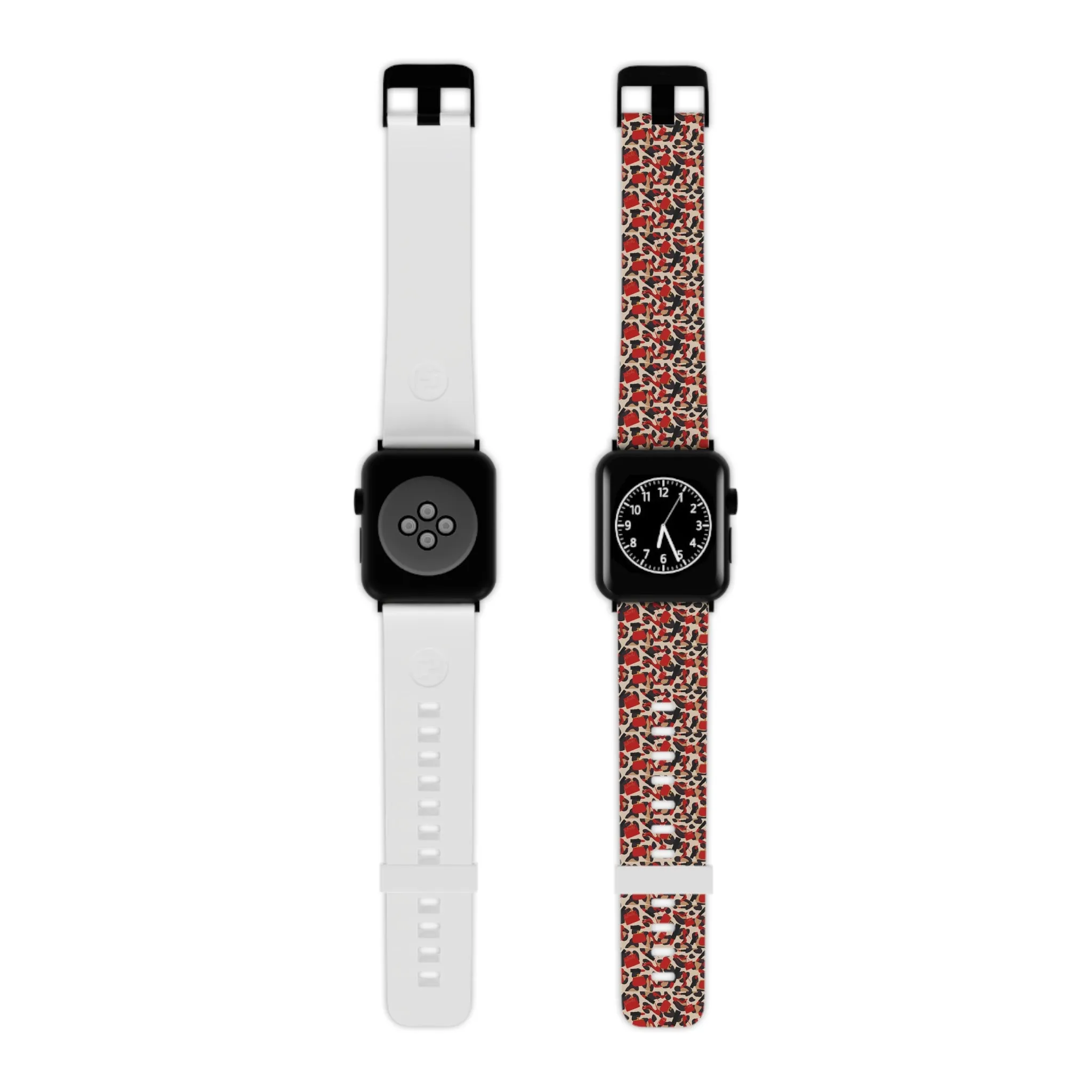 Red Leopard Watch Band for Apple Watch