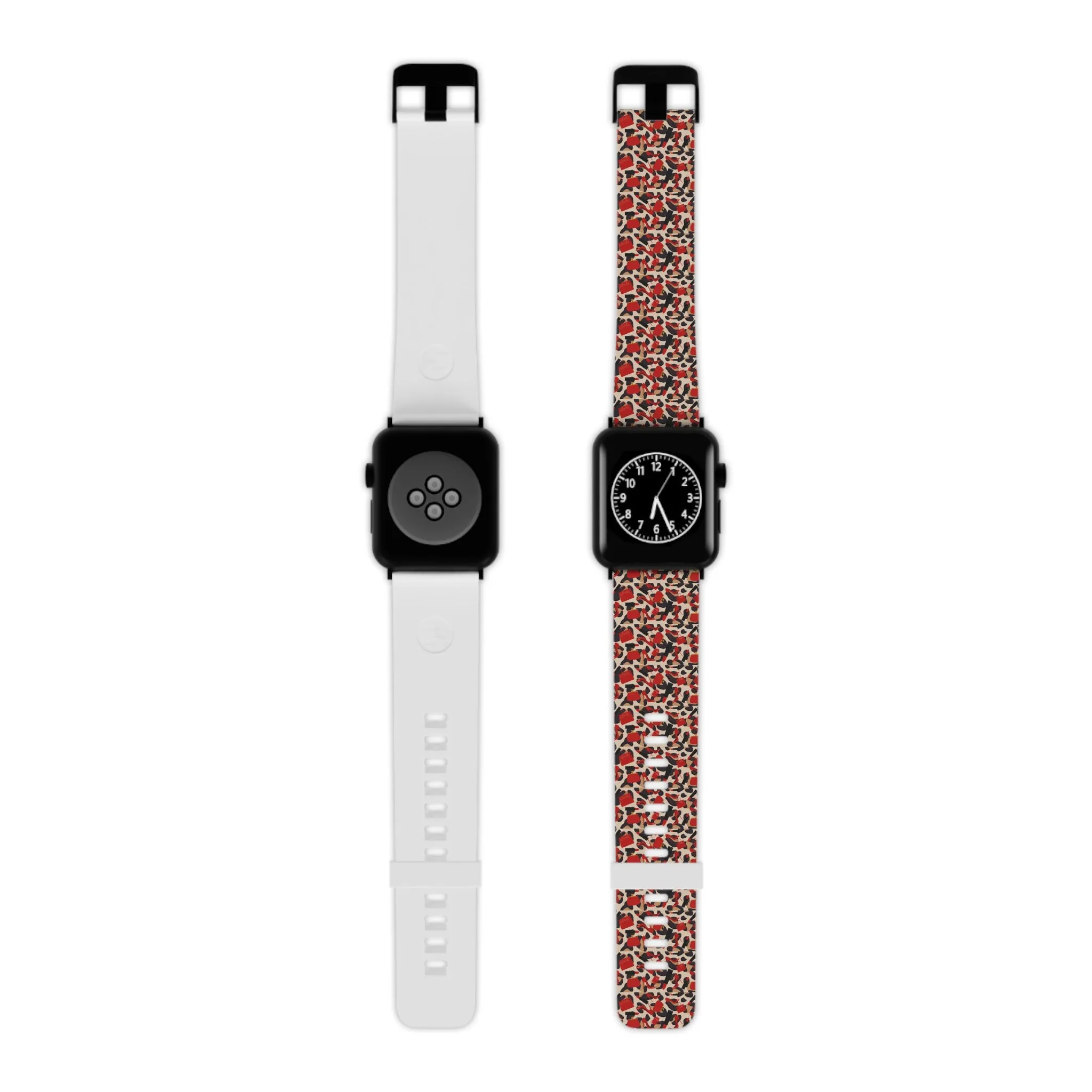 Red Leopard Watch Band for Apple Watch