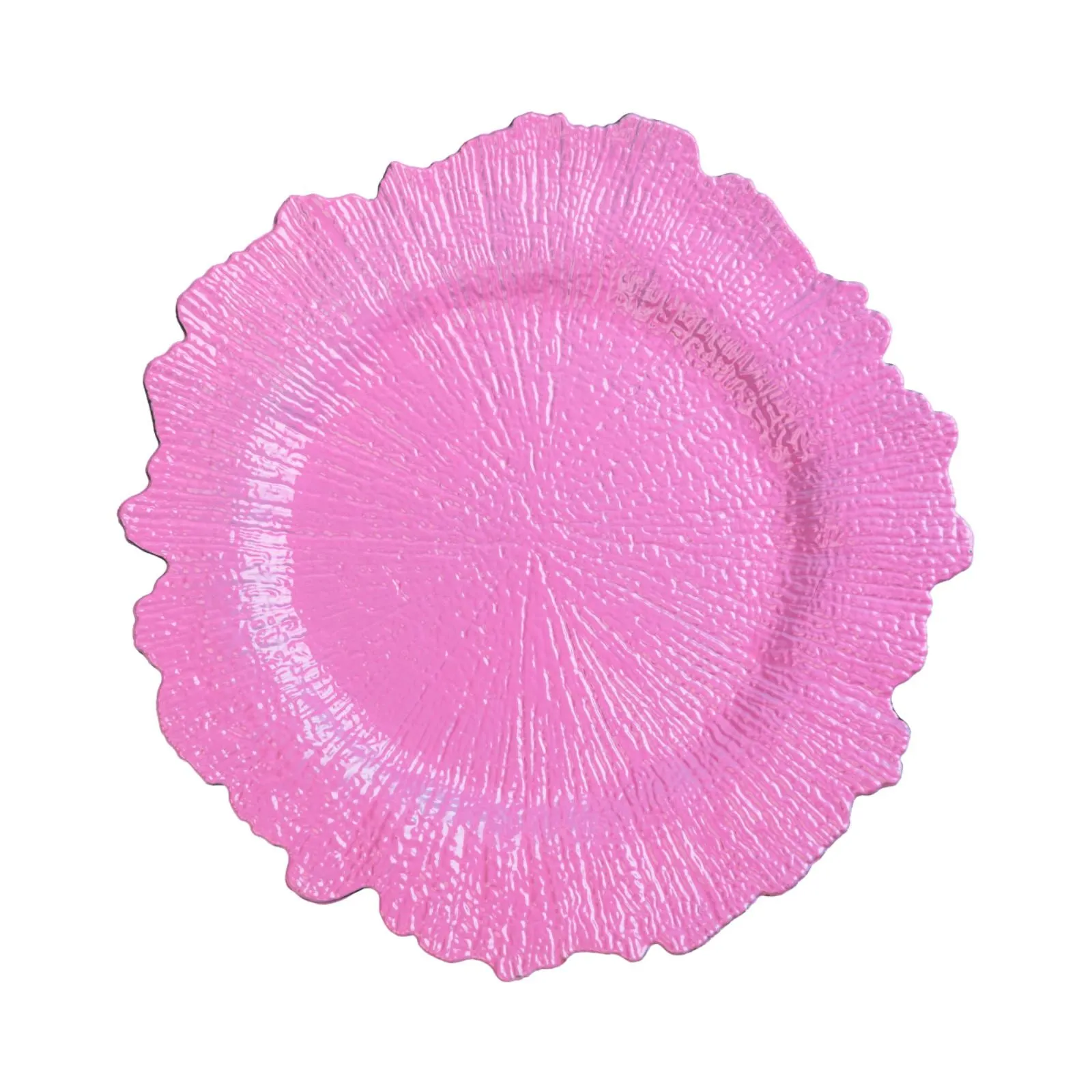 Reef Acrylic Charger Plate - Pink