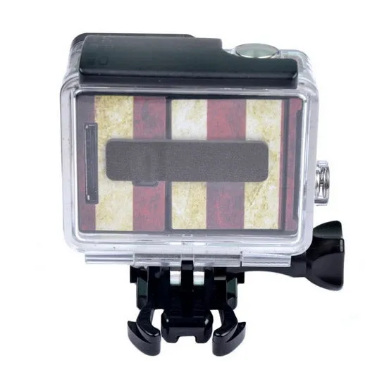 Retro US Flag Pattern Case Sticker for GoPro HERO3  /3