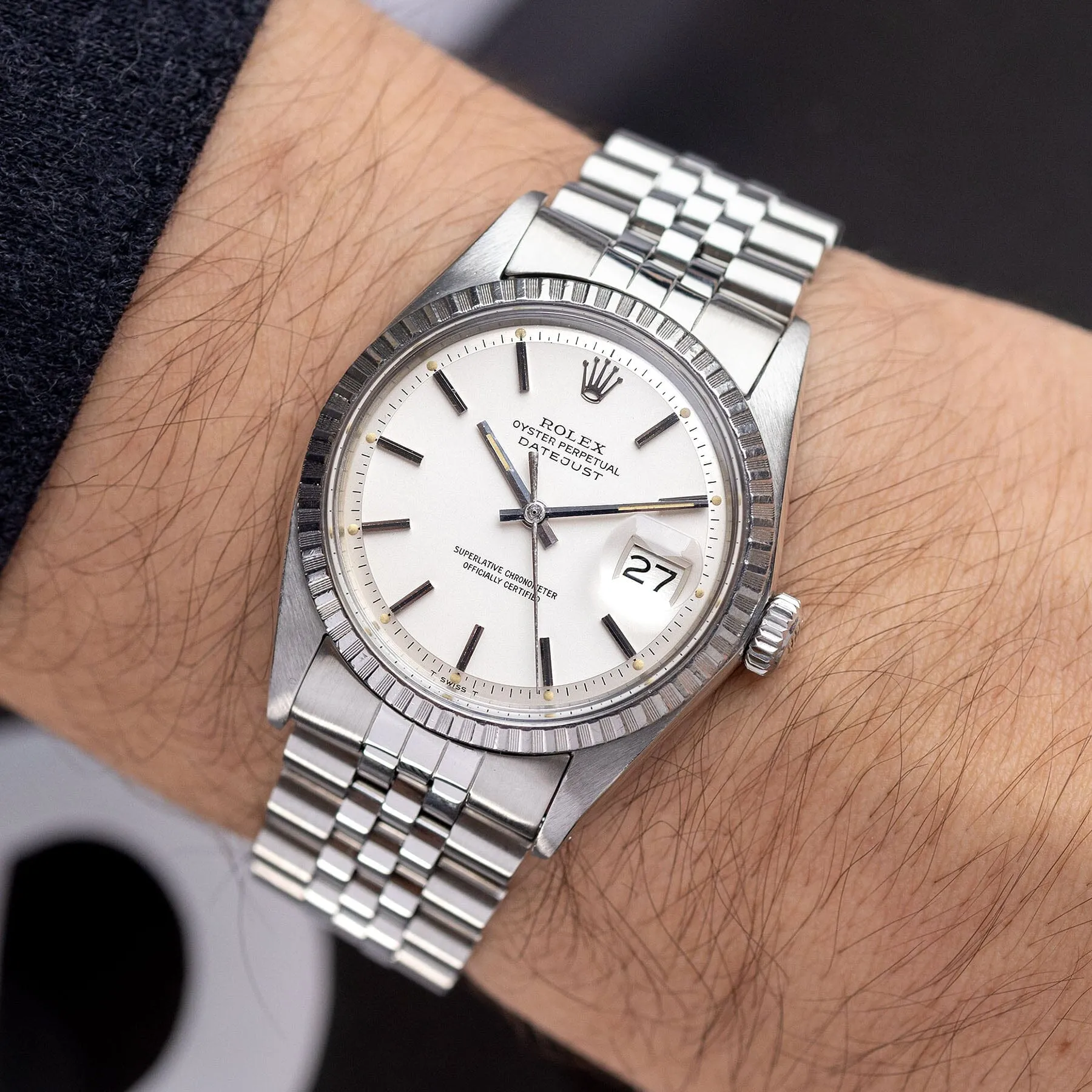 Rolex Datejust 1603 light grey Matte Dial