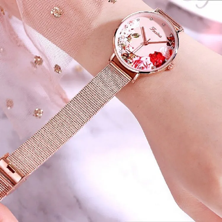 Rose&Penoy Flower Dial Women's Watch