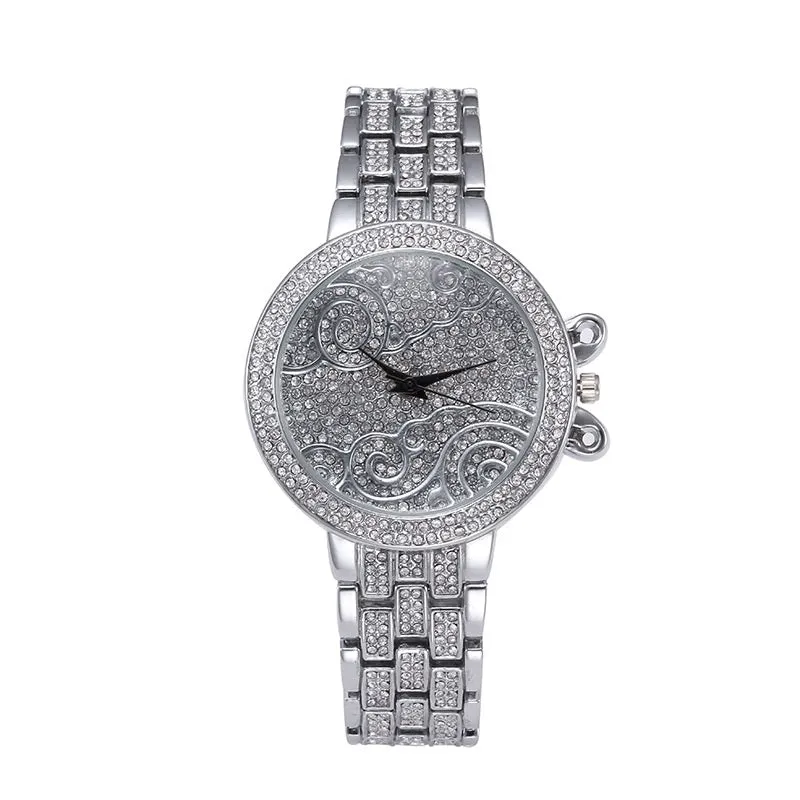 Round Dial Steel Strap Women's Watch