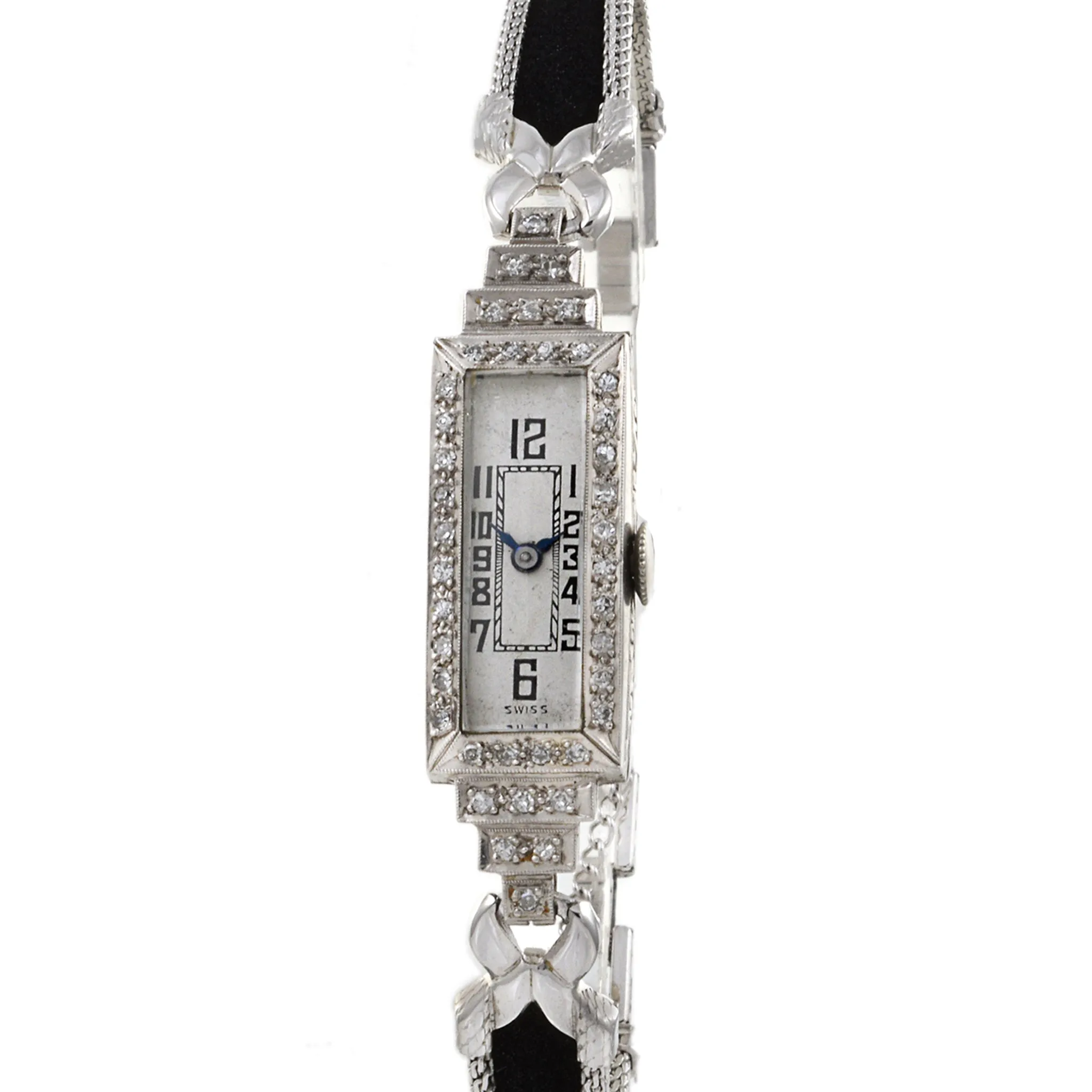 Royce Platinum and Diamond Cocktail Watch