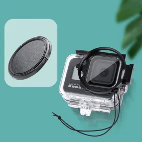 RUIGPRO for GoPro HERO8 58mm Filter Adapter Ring   Waterproof Case with Lens Cap