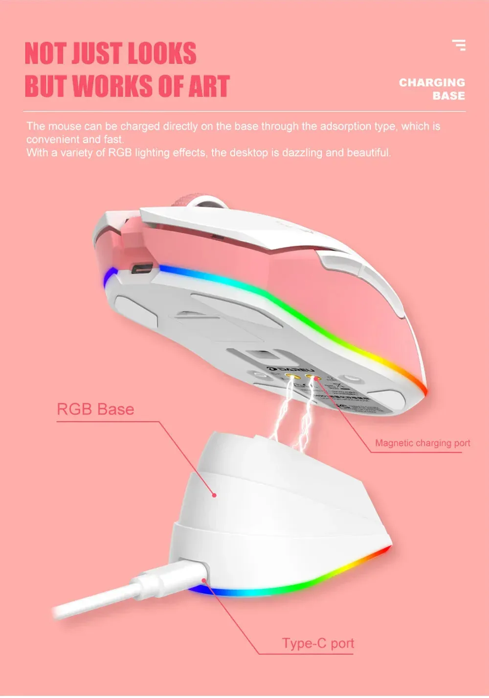 Sakura Blossom Gaming Mouse