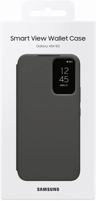 Samsung Galaxy A54 5G Smart View Wallet Case Black - EF-ZA546CBEGWW